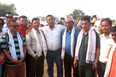 राप्तीसोनारीका तीनै अध्यक्ष पदका उम्मेदवार पहिलो पटक एक साथ देखिए